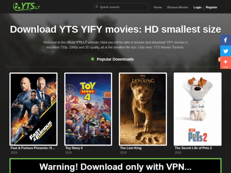 YTS YIFY